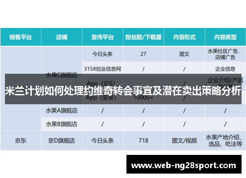 米兰计划如何处理约维奇转会事宜及潜在卖出策略分析
